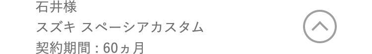 石井様
スズキ スペーシアカスタム
契約期間 : 60ヵ月